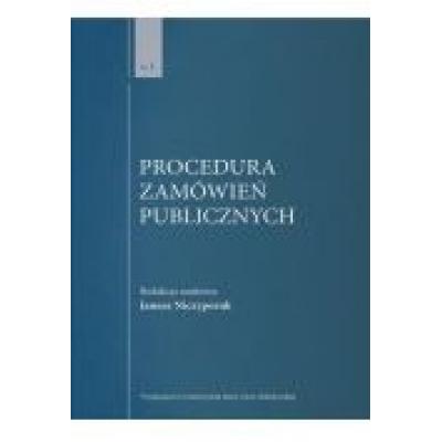 Procedura zamówień publicznych t.1