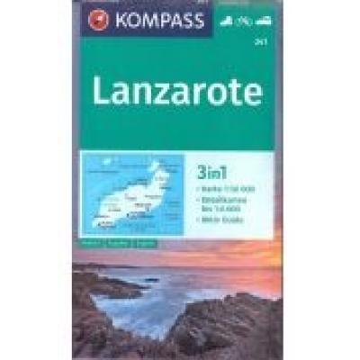 Lanzarote 1:50 000 kompass