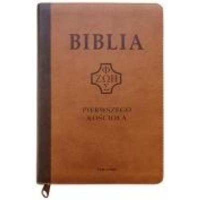 Biblia pierwszego kościoła z paginat. ciemnybrąz
