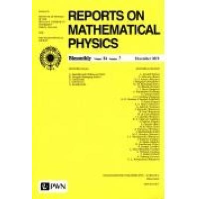 Reports on mathematical physics 84/3 2019 kraj
