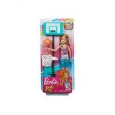 Barbie lalka sportowa siostra ghk35
