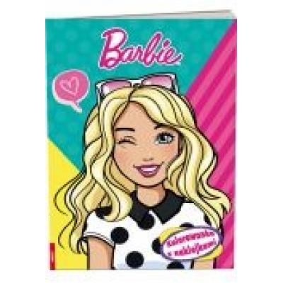 Barbie. kolorowanka z naklejkami