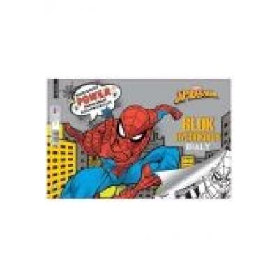 Blok rysunkowy biały a4/20k spider man