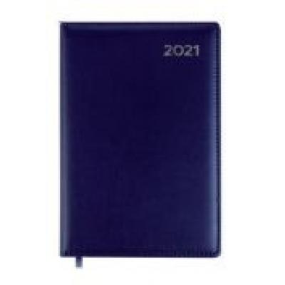 Kalendarz książkowy 2021 a5 niebieski easy