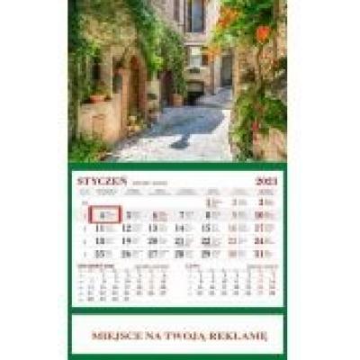 Kalendarz 2021 ścienny jednodzielny toskania
