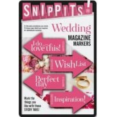 Snippits! wedding znaczniki ślub samoprzylepne