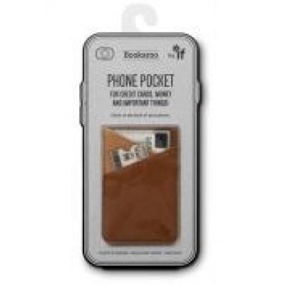 Bookaroo phone pocket - portfel na telefon brąz