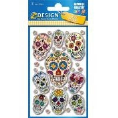Naklejki wypukłe - meksykańskie czaszki