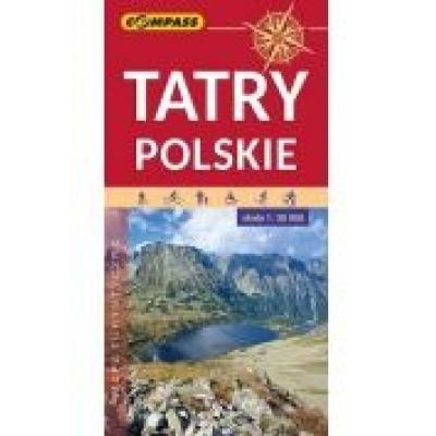 Mapa turystyczna - tatry polskie 1:30 000