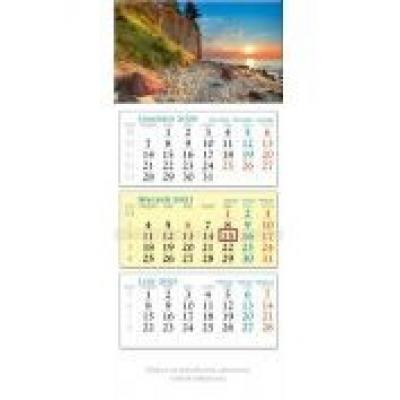 Kalendarz 2021 trójdzielny klif kt2