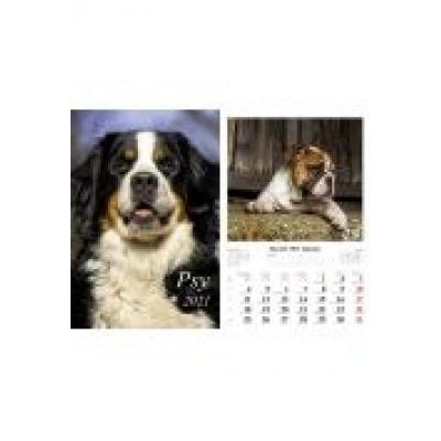 Kalendarz 2021 psy 13 planszowy radwan