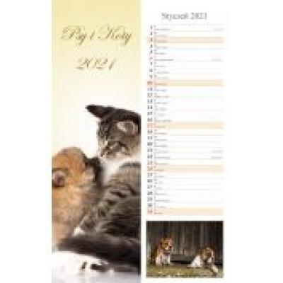 Kalendarz 2021 psy i koty 13 pasek radwan