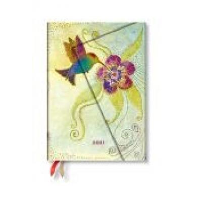 Kalendarz książkowy midi 2021 12m hummingbird