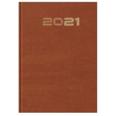 Terminarz 2021 standard b6 brązowy