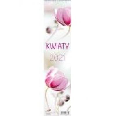 Kalendarz 2021 ścienny kwiaty
