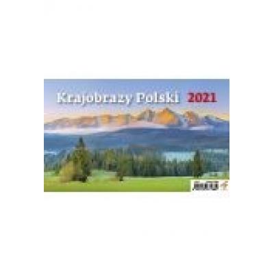 Kalendarz 2021 biurkowy krajobrazy polski helma