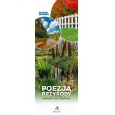 Kalendarz 2021 ścienny pocztówkowy poezja przyrody