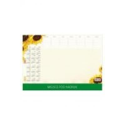 Kalendarz 2021 biuwar mały z listwą pcv słonecznik