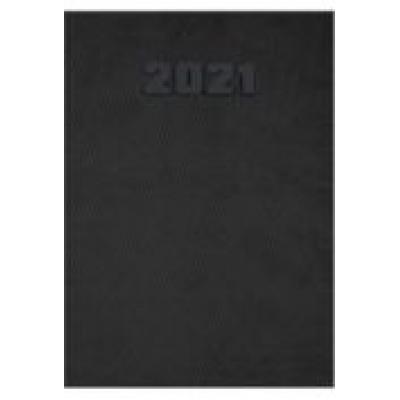 Kalendarz 2021 książkowy a5 manager dtp czarny