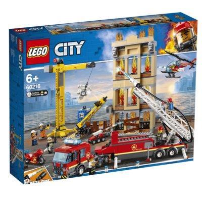 Klocki LEGO City Straż pożarna w śródmieściu (60216)