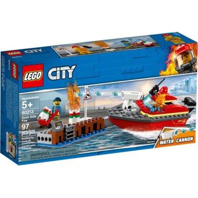 Klocki LEGO City - Pożar w dokach 60213