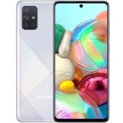 Smartfon SAMSUNG Galaxy A71 Srebrny SM-A715FZSUXEO