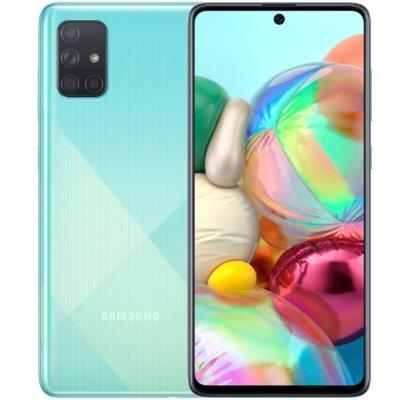 Smartfon SAMSUNG Galaxy A71 Niebieski SM-A715FZBUXEO