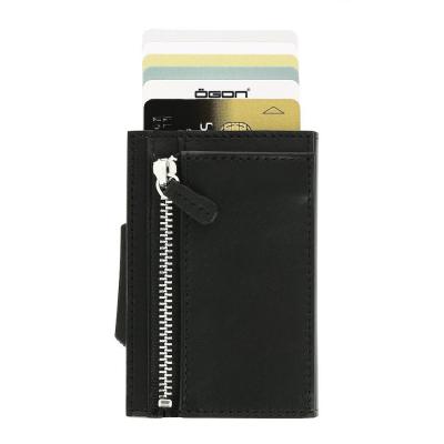 Portfel aluminiowy ogon designs cascade zipper wallet black - zipper wallet black