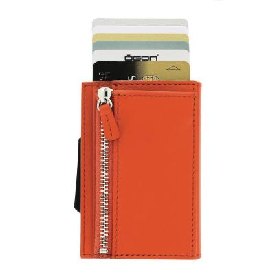 Portfel aluminiowy ogon designs cascade zipper wallet orange - zipper wallet orange