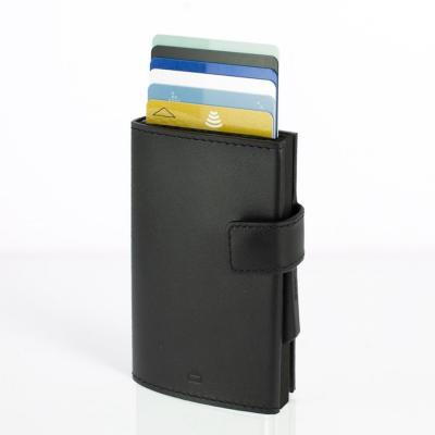 Portfel aluminiowy ogon designs cascade wallet snap full black
