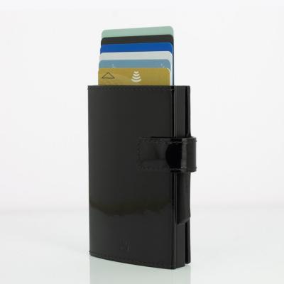 Portfel aluminiowy ogon designs cascade wallet snap glossy black