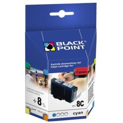 Tusz BLACK POINT BPC8C Zamiennik Canon CLI-8C