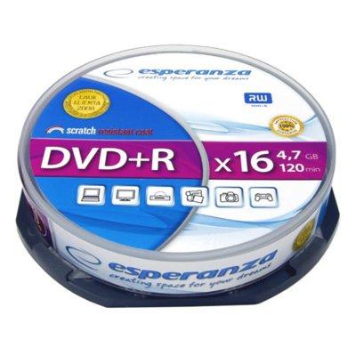 Płyty ESPERANZA DVD+R 4.7 GB X16 CAKE 10