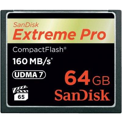 Karta SANDISK CF/64GB Extreme Pro 160MB/s