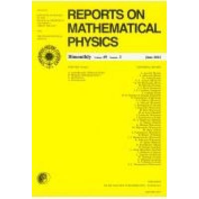Reports on mathematical physics 80/1 2017 pergamon