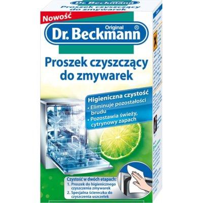 Zestaw DR. BECKMANN Proszek do czyszczenia zmywarek 75 g + Ściereczka