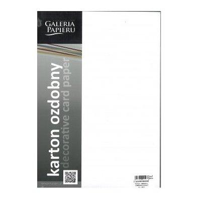 Karton ozdobny GALERIA PAPIERU Millenium 220g/m2 20szt. Biały