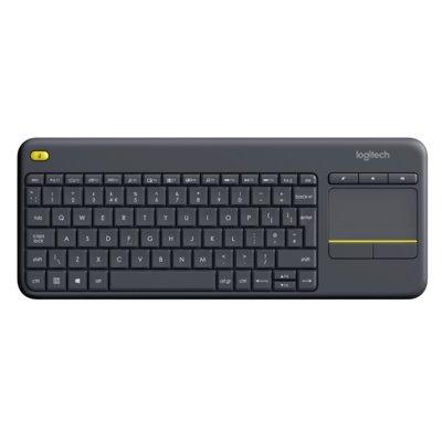 Klawiatura bezprzewodowa LOGITECH Wireless Touch Keyboard K400 Plus Czarny