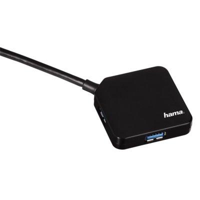 Hub USB HAMA 1:4 Czarny