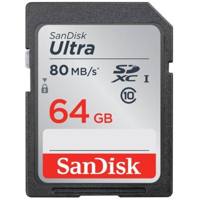 Karta pamięci SANDISK SDXC Ultra 64GB 80MB/s Class 10