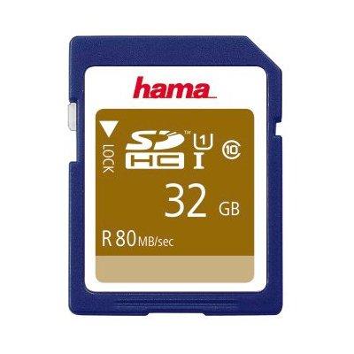 Karta pamięci HAMA SDHC 32GB UHS-I 80MB/s Class 10