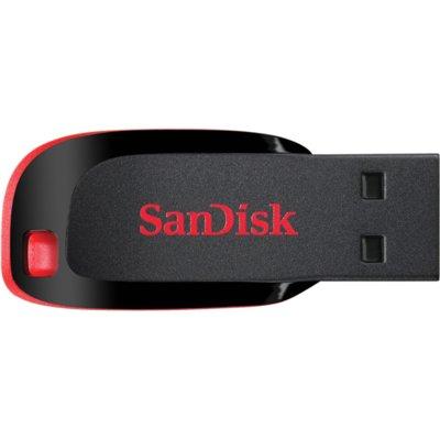 Pamięć USB SANDISK Cruzer Blade 128 GB Czarno-czerwony