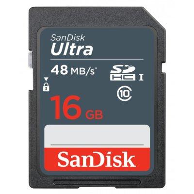 Karta pamięci SANDISK Ultra SDHC 16GB 48MB/s Class 10 UHS-I
