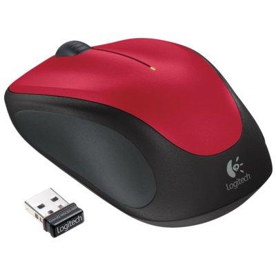 Mysz bezprzewodowa LOGITECH M235 910-002496 Czerwony