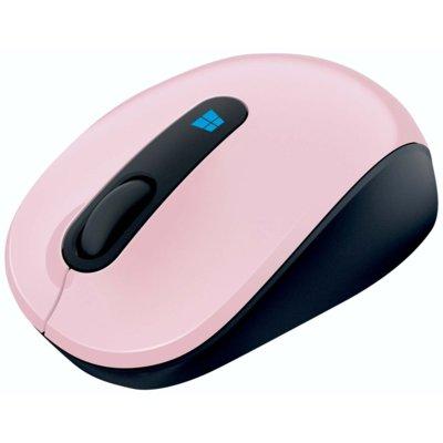 Mysz bezprzewodowa MICROSOFT Sculpt Mobile Mouse 43U-00019 Różowo-czarny
