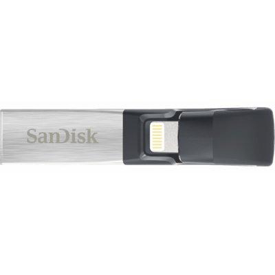 Pamięć USB SANDISK iXpand 64 GB Srebrno-czarny