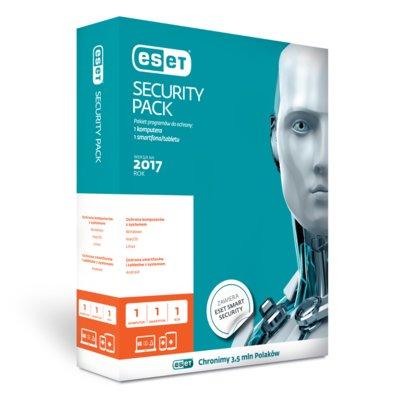 Program ESET Security Pack 2017 (1 komputer i 1 smartfon/tablet, 1 rok)