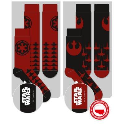 Skarpety GOOD LOOT Star Wars - Imperium and Rebels Logos Fan Socks Set