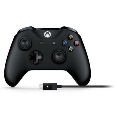 Kontroler MICROSOFT Xbox One + przewód dla systemu Windows