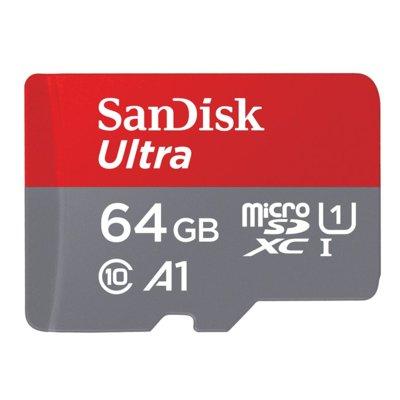 Karta pamięci SANDISK Ultra microSDXC 64GB + adapter SDSQUAR-064G-GN6MA